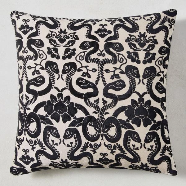 Giardino Pillow 22" - Black