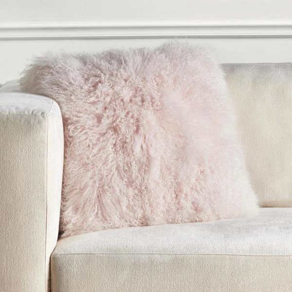 Mongolian Pillow 22" - Blush - Image 2