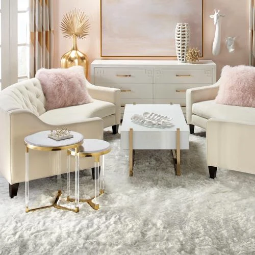 Mongolian Pillow 22" - Blush - Image 8