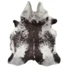 Ayi Faux Cowhide Rug - Charcoal