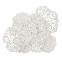Flower Wall Decor - White