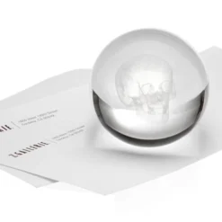 Crystal Skull Paperweight