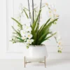 Orchids In Bowl With Stand