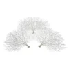 Faux Coral Fan - Set Of 3