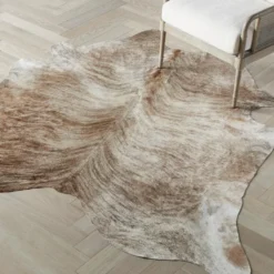 Augusto Hair On Cowhide Rug - Light Brown