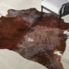 Augusto Hair On Cowhide Rug - Dark Brown