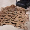 Miguel Hair On Cowhide Rug - Tan/Black