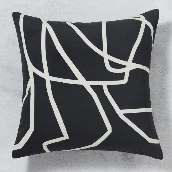 Osbourne Outdoor Pillow 18" - Black