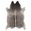 Ayi Faux Cowhide Rug - Graphite