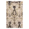 8'10" X 12' Caddessi Outdoor Rug - Ivory/Gold
