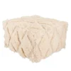 Sloan Pouf - Whisper White