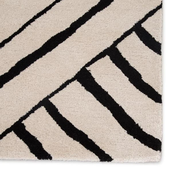 Nikki Chu - Miley Rug - Ivory/Black - Image 3