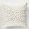 Addison Pillow 18" - Ivory/Gold