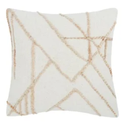 Juni Pillow 22" - Ivory/Natural